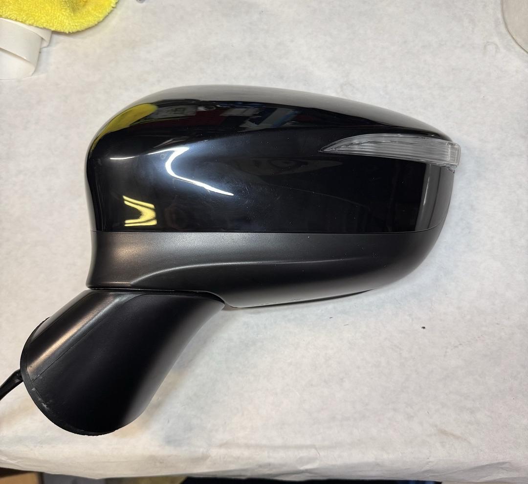 Left Drive Side Power Adjustment Non-Heated Folding Rear View Mirror w/Turn Signal Compatible with 15-16 Mazda CX-5