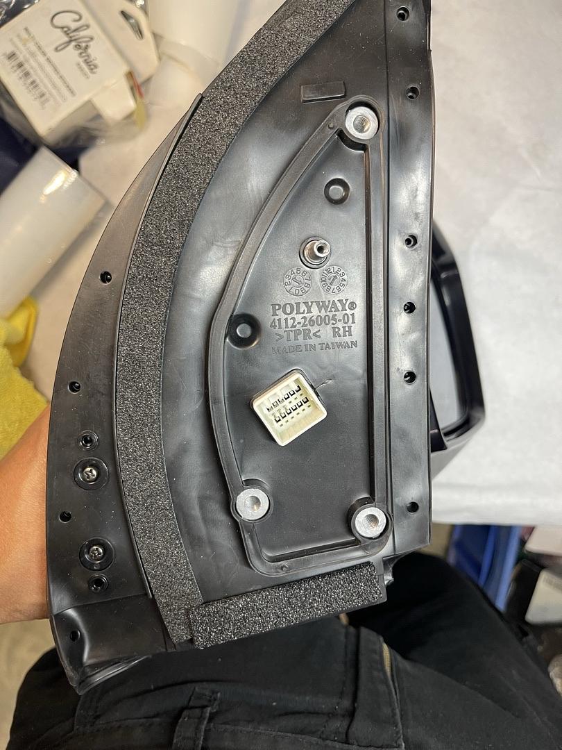 Factory Style Powered Passenger/Right Side View Door Mirror
