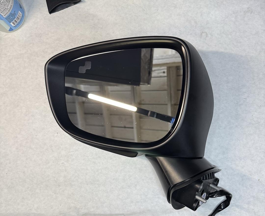 Left Driver Heated Powered Side Mirror w/Turn Signal Blind Spot Detection Compatible with 16-19 Mazda CX-3