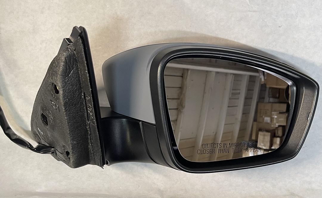 Powered Adjustment Heated Folding Right Passenger Side Rear View Mirror w/Turn Signal Compatible with 2011-2018 Jetta