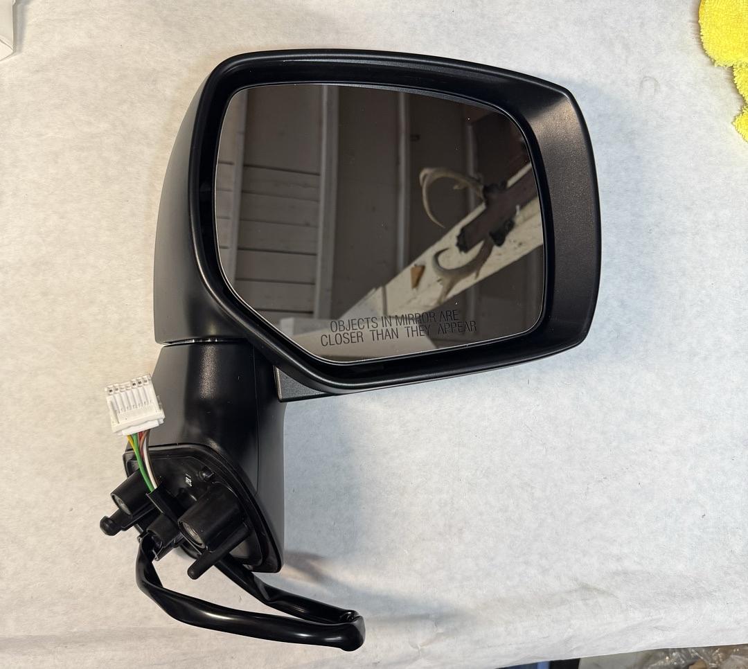 Painted Passenger Side Folding Heated Power Adjustment Rear View Mirror w/Turn Signal Compatible with 2014-2018 Forester
