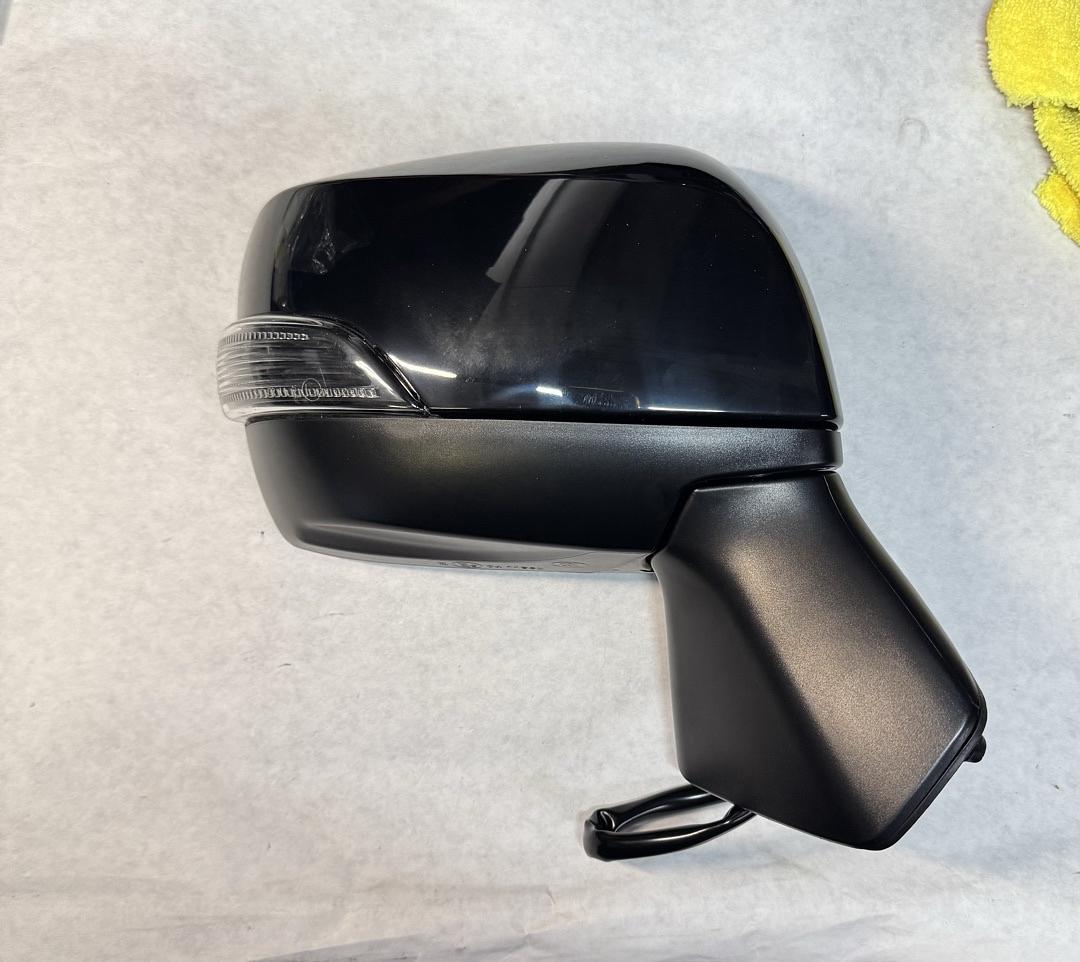 Painted Passenger Side Folding Heated Power Adjustment Rear View Mirror w/Turn Signal Compatible with 2014-2018 Forester
