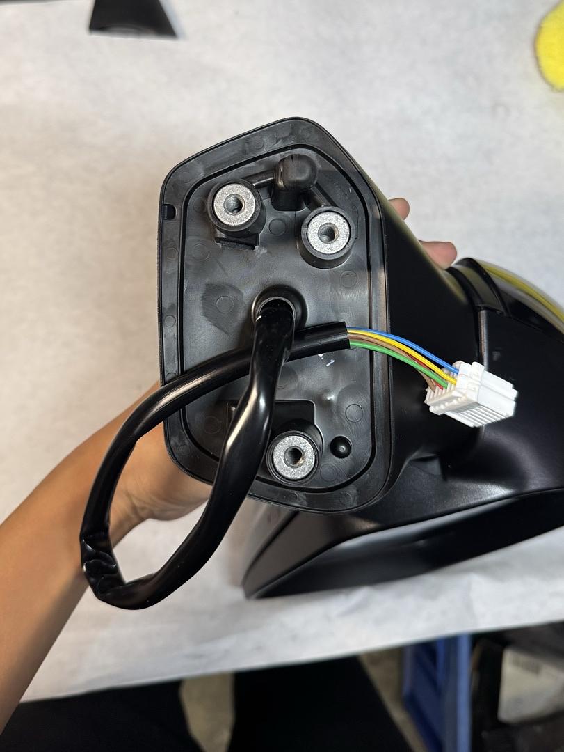 Painted Passenger Side Folding Heated Power Adjustment Rear View Mirror w/Turn Signal Compatible with 2014-2018 Forester