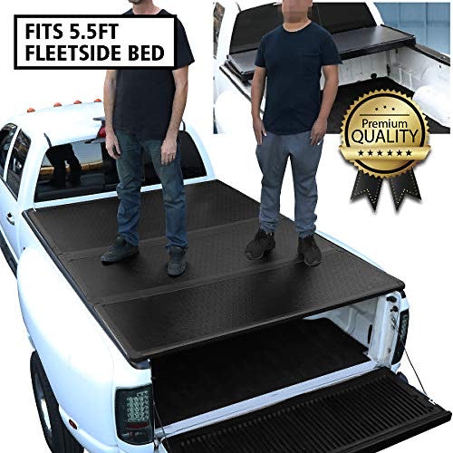 04-14 Ford F150 Truck Bed Top Hard Solid Tri-Fold Tonneau Cover Replacement 5.5Ft