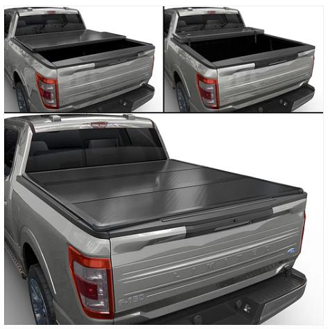 04-14 Ford F150 Truck Bed Top Hard Solid Tri-Fold Tonneau Cover Replacement 5.5Ft