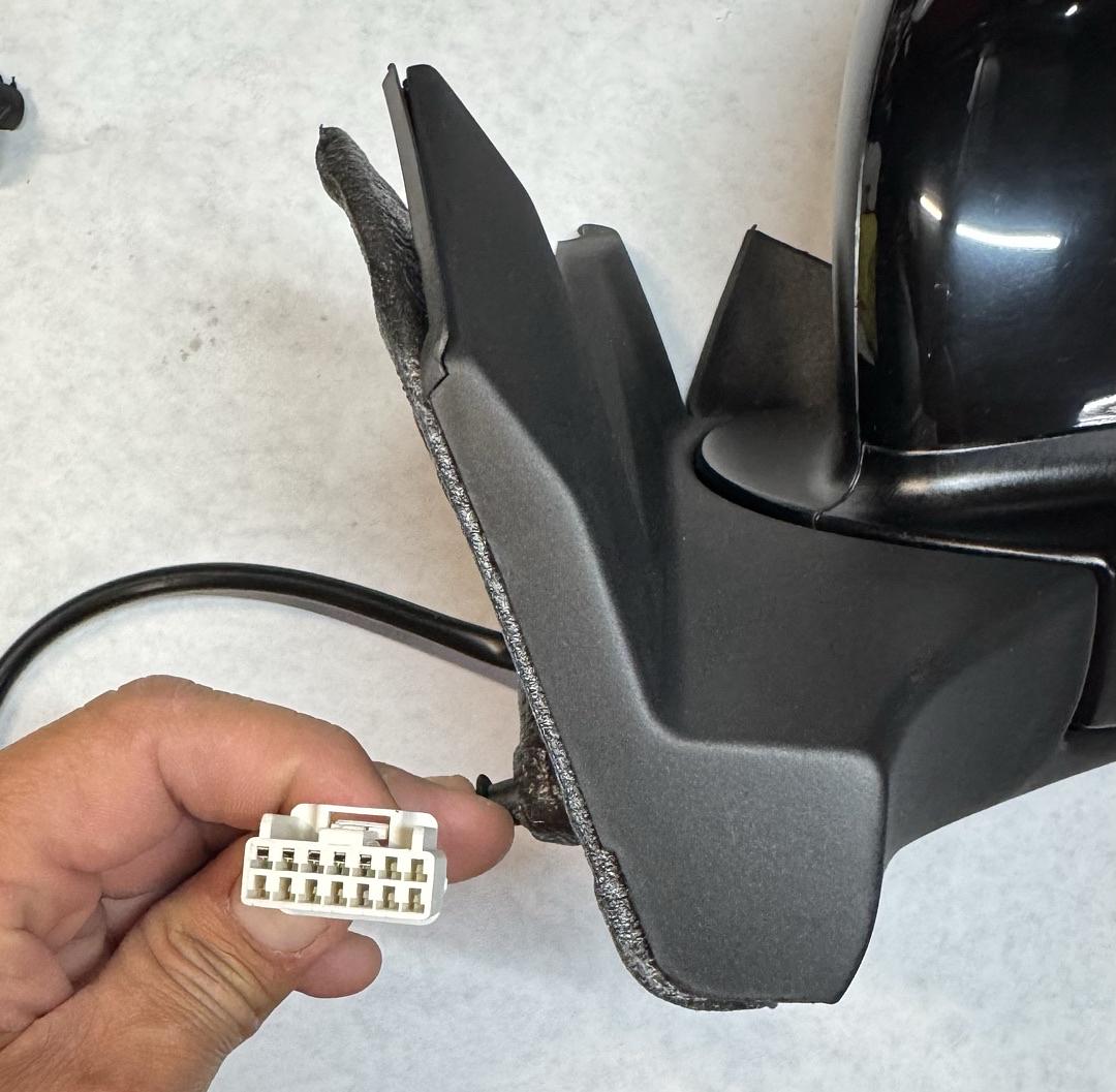Left Side Power Adjustment Heated Folding Rear View Mirror Compatible with 2016-2018 Pilot