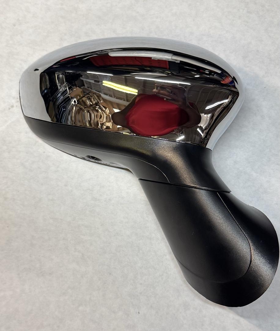 Factory Style Powered Adjustment Heated Right Passenger Side Door View Mirror Compatible with 12-18 Fiat 500