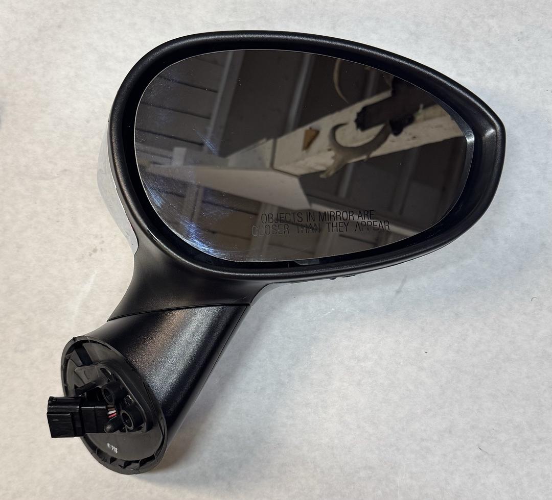 Factory Style Powered Adjustment Heated Right Passenger Side Door View Mirror Compatible with 12-18 Fiat 500