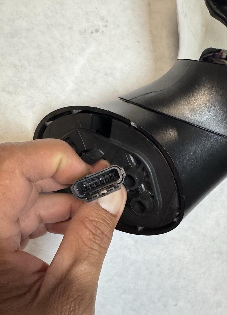 Factory Style Powered Adjustment Heated Right Passenger Side Door View Mirror Compatible with 12-18 Fiat 500