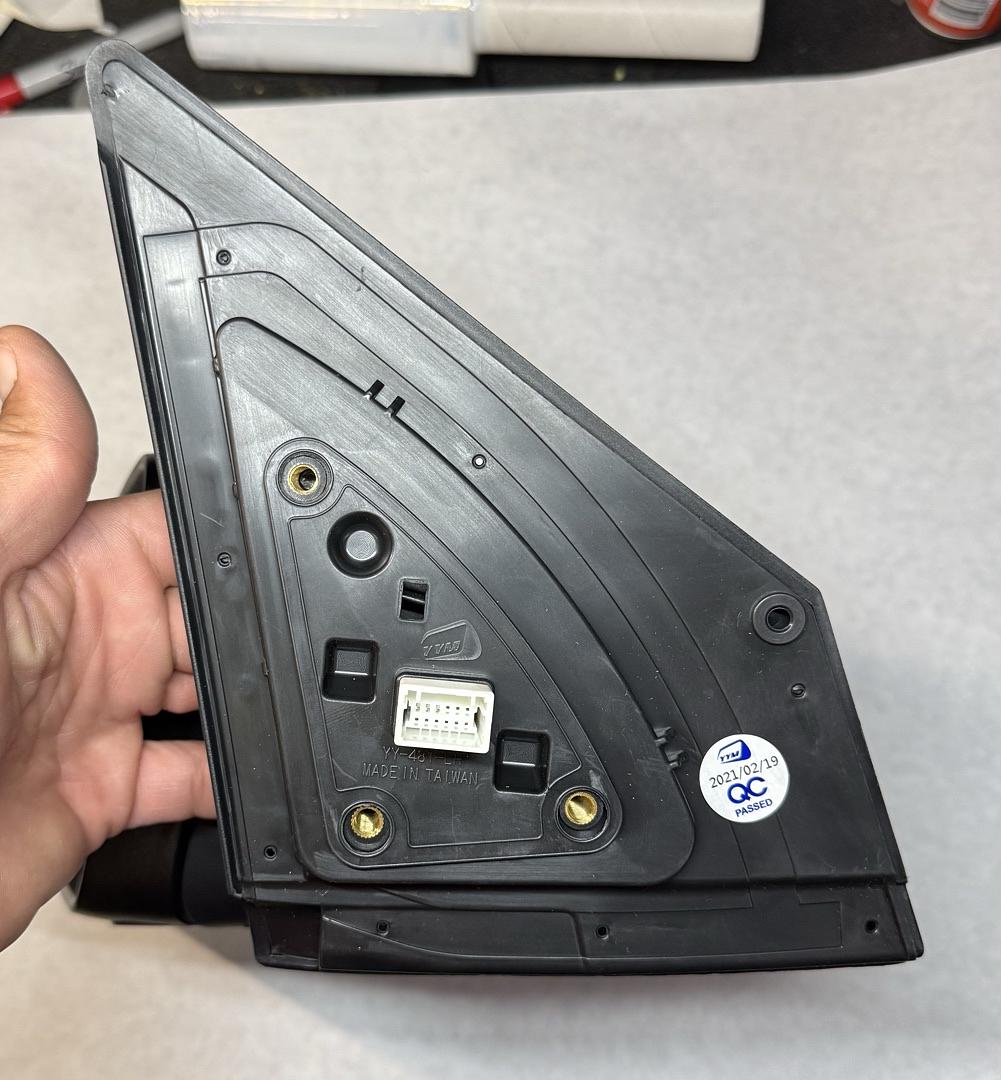 Powered Adjustment Left Driver Side Door View Mirror Compatible with 2018-2022 Kona,Non-heated