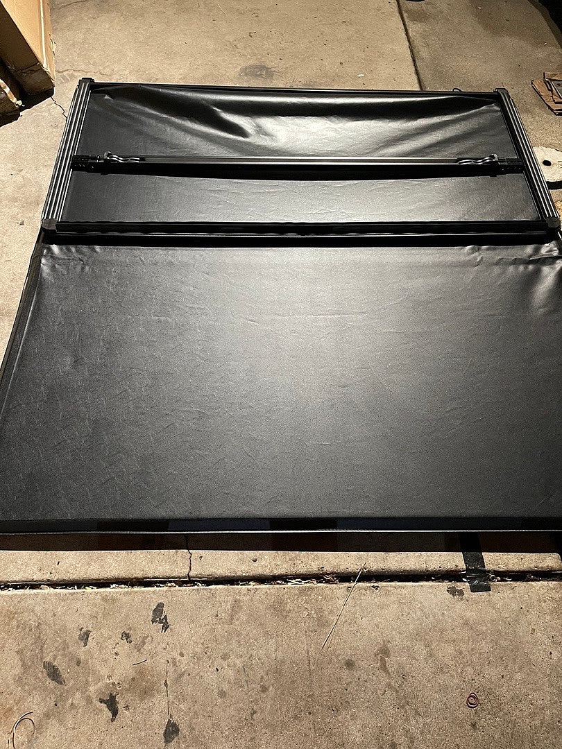 15-20 Ford F-150 SOFT cover trifold black 5.5FT fleet side