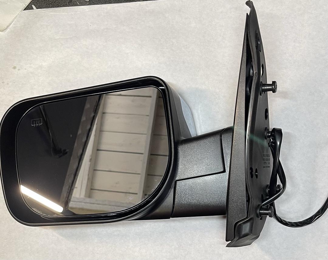 As IS OEM-MR-NI1320172 Factory Style Powered+Heated Left Side Door Mirror Compatible with 04-10 Titan / 05-15 Armada / 04-10 QX56