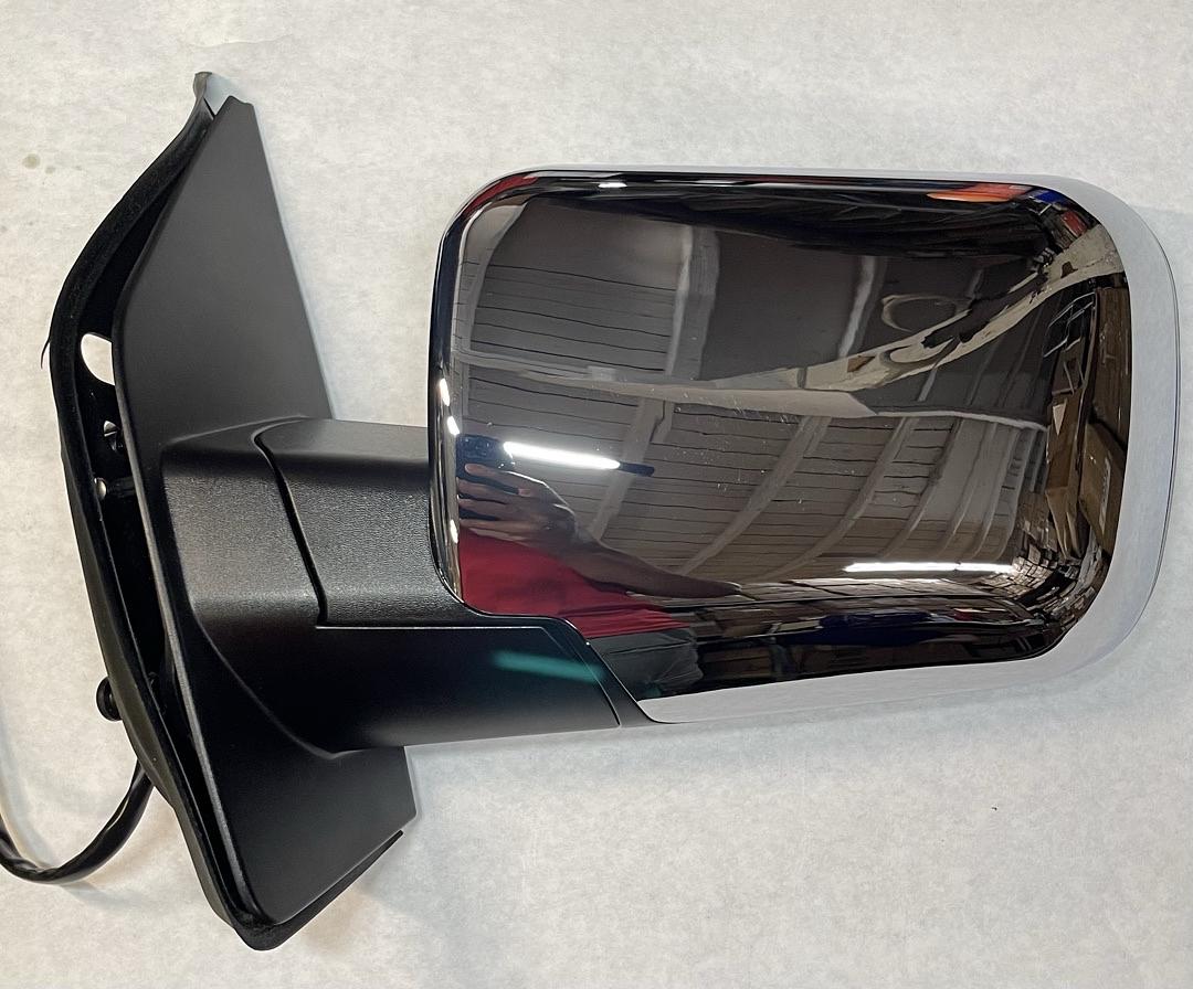 As IS OEM-MR-NI1320172 Factory Style Powered+Heated Left Side Door Mirror Compatible with 04-10 Titan / 05-15 Armada / 04-10 QX56
