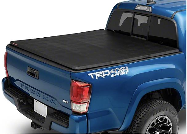 5ft 16-19 Toyota Tacoma Pickup Truck Rear Trunk Bed Soft Tri-Fold Adjustable Tonneau Cover 5ft 61.5 W 63L