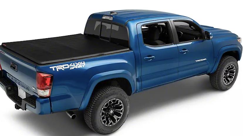 5ft 16-19 Toyota Tacoma Pickup Truck Rear Trunk Bed Soft Tri-Fold Adjustable Tonneau Cover 5ft 61.5 W 63L