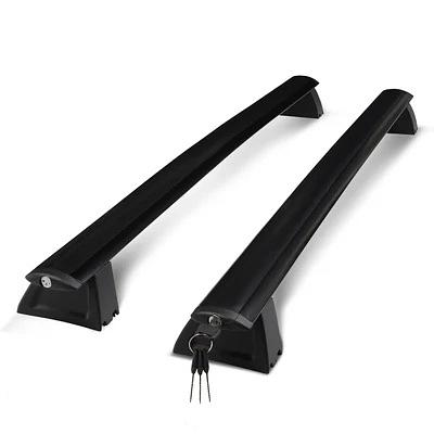 Pair Aluminum Car Roof Rack Cross Bars Compatible with 11-18 Jeep Grand Cherokee,Black
