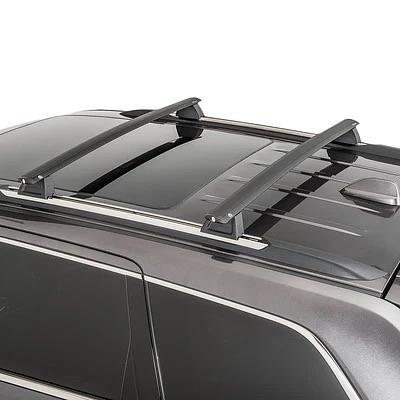 Pair Aluminum Car Roof Rack Cross Bars Compatible with 11-18 Jeep Grand Cherokee,Black