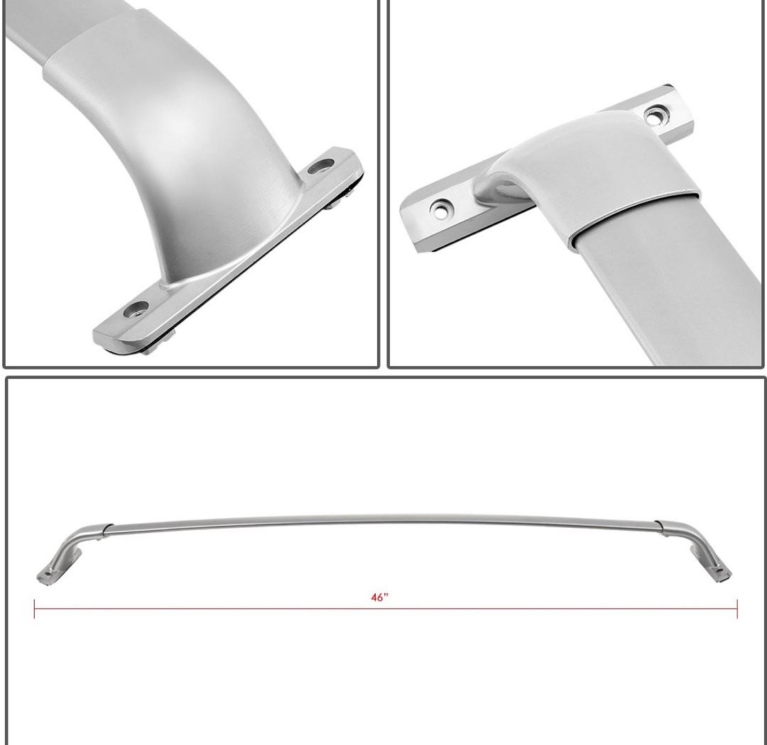 Pair Aluminum Car Roof Rack Cross Bars Compatible with 13-18 Infiniti JX35 QX60,Silver