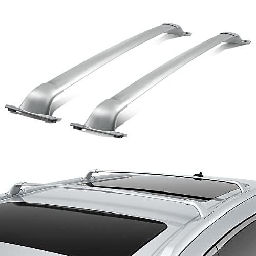 Pair Aluminum Car Roof Rack Cross Bars Compatible with 13-18 Infiniti JX35 QX60,Silver