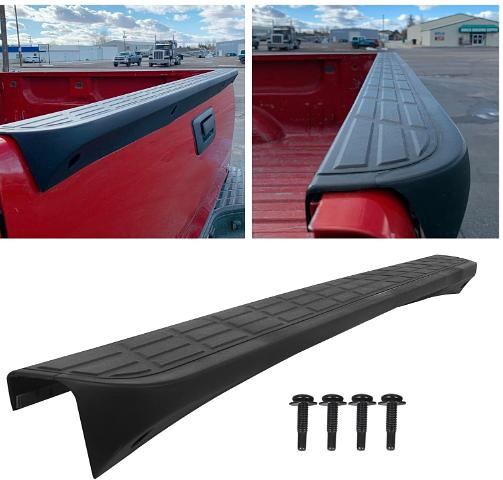 2007-2014 Chevy Chevrolet Silverado/GMC Sierra 1500 2500 3500 Replacement for 25844299 GM1904104 Truck Spoiler Protector Cover Black