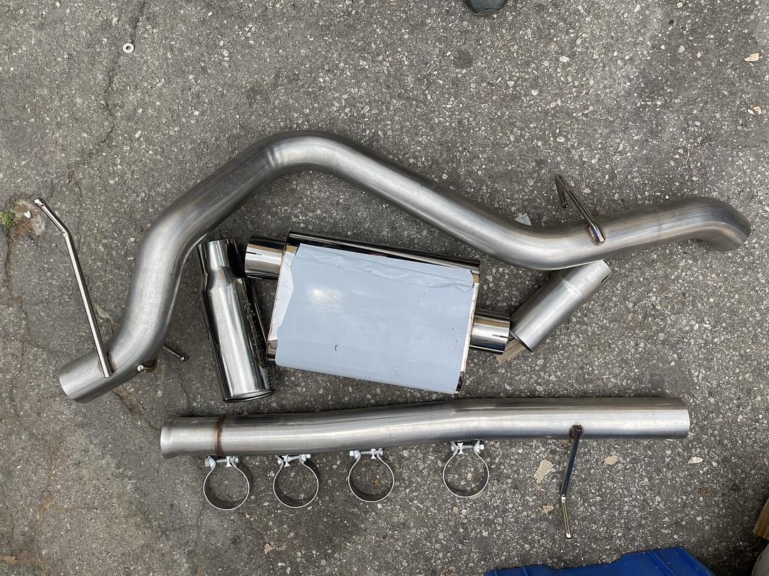 07-13 CHEVY SILVERADO GMC SIERRA 1500 crew/extended cab short bed catback exhaust system