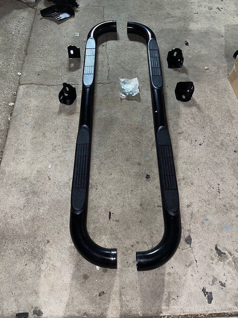 5 STEPB-3-020-BK 02-08 Dodge Ram 1500 Quad Cab Stainless Steel 3" nerf bar