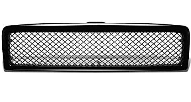Diamond Mesh Front Bumper Grille (For 94-02 Dodge Ram),Black