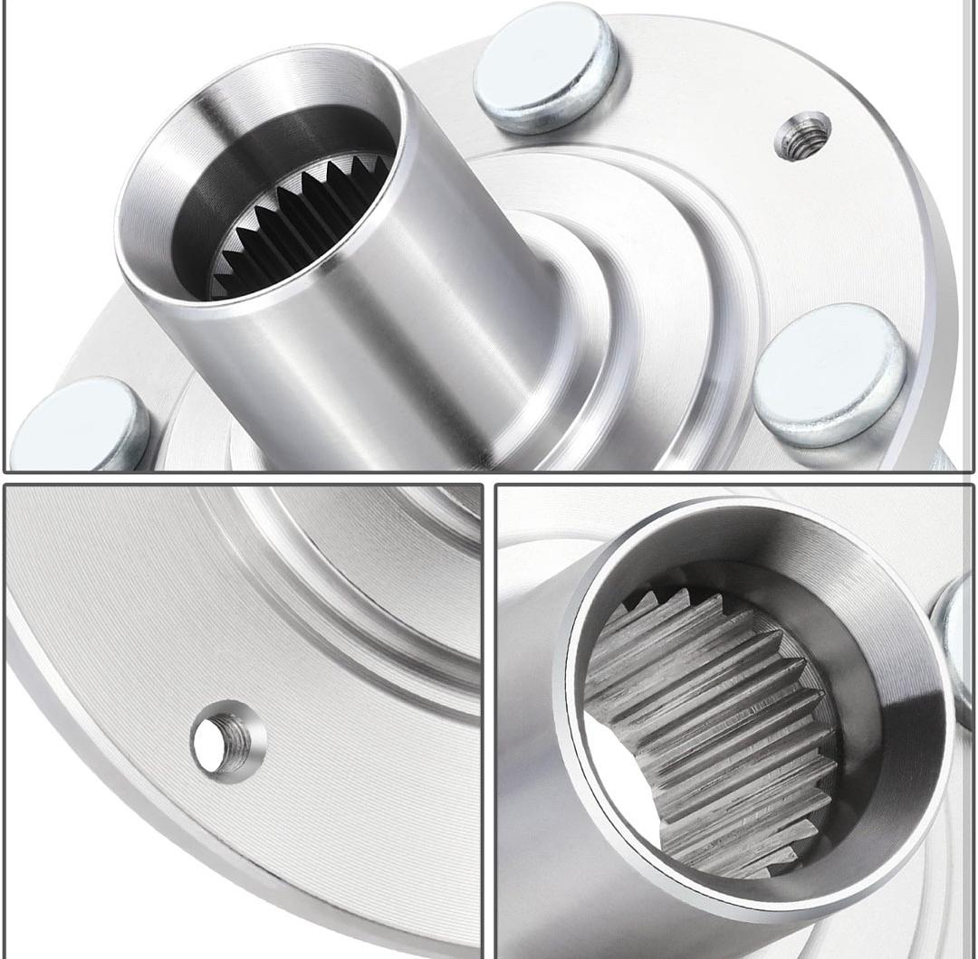 DNA MOTORING Front Wheel Hub Studs Assembly Compatible with 92-00 Honda Civic / 93-97 Civic Del Sol, OEM-WHA-0219, 44600-S04-980, 44600-SO4-980