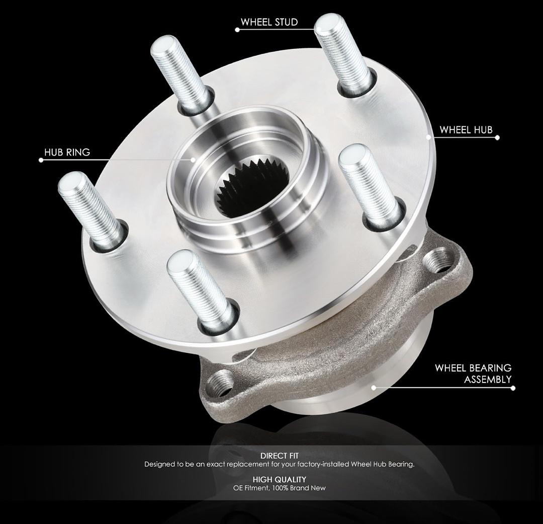 DNA MOTORING Rear Wheel Bearing Hub Assembly Compatible with 19-21 Ascent / 19 Forester / 15-21 Legacy, Outback / 15-19 WRX, OEM-WHA-0240