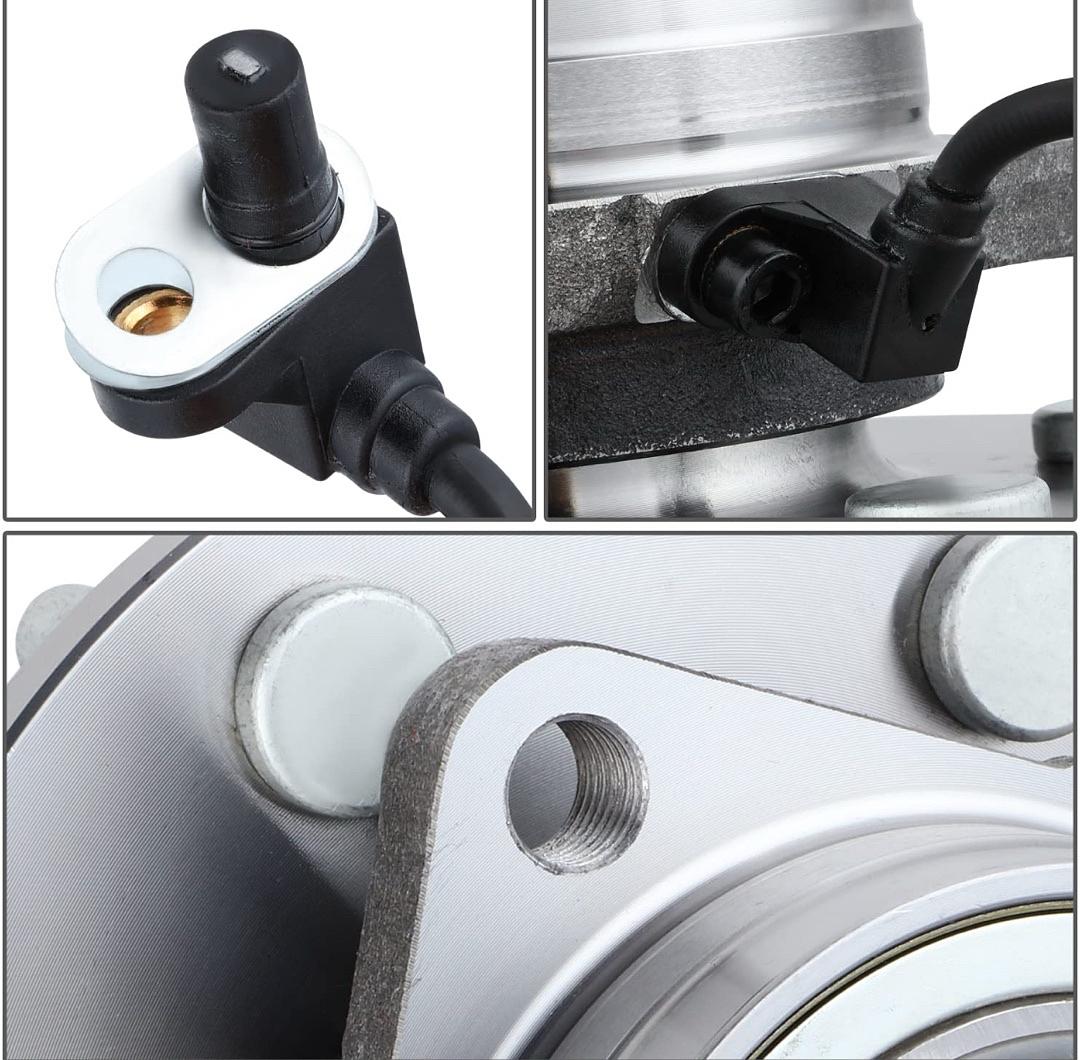 DNA MOTORING OEM-WHA-0010 Front Wheel Bearing Hub Assembly w/ABS Sensor Compatible with 02-06 Escalade/Avalanche 1500, 00-06 Suburban 1500 / Tahoe/Yukon, 03-14 Express/Savana 1500