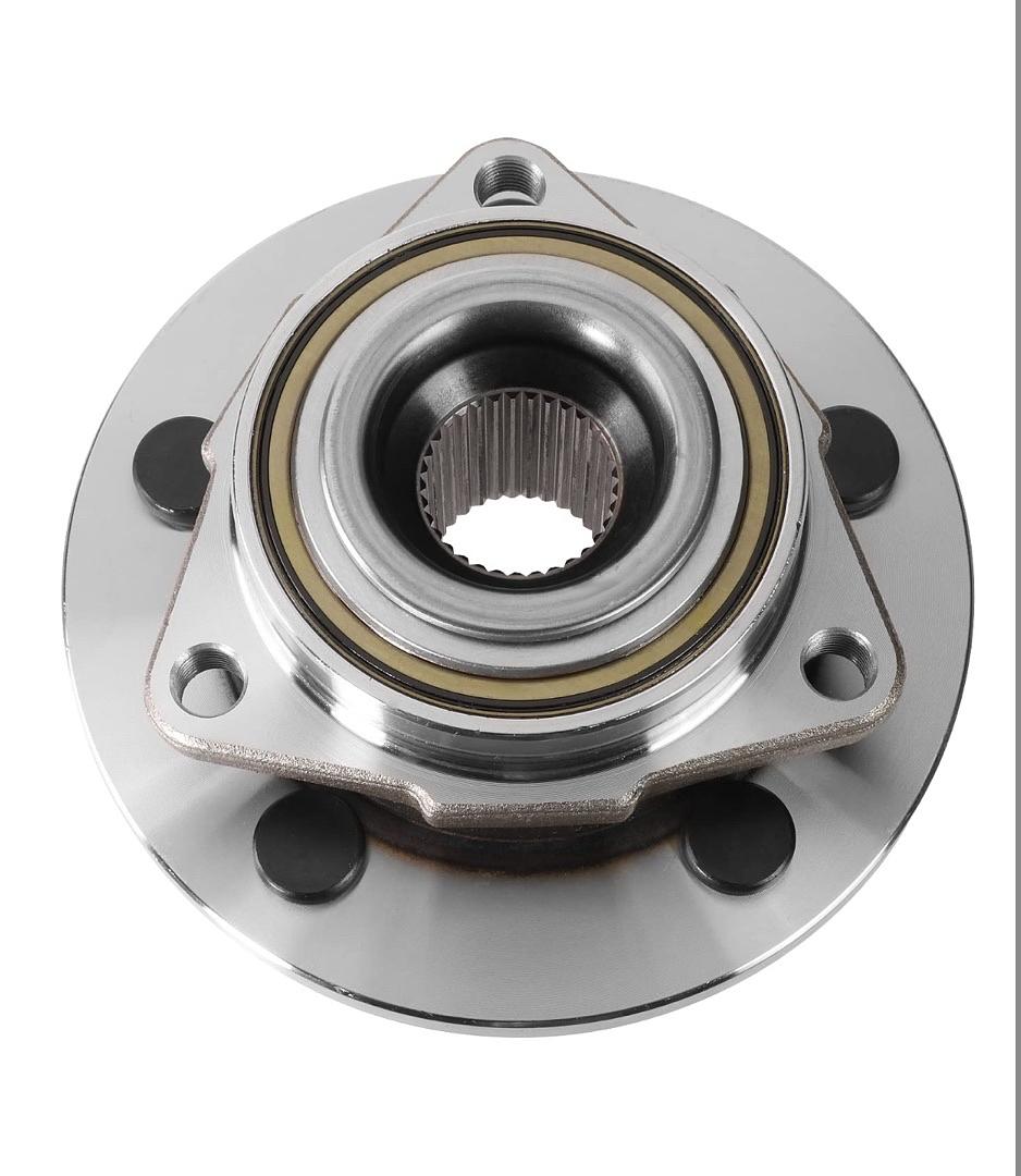 DNA MOTORING OEM-WHA-0172 Front Wheel Bearing Hub Assembly Compatible with 2005-2010 Dakota / 2006-2009 Raider