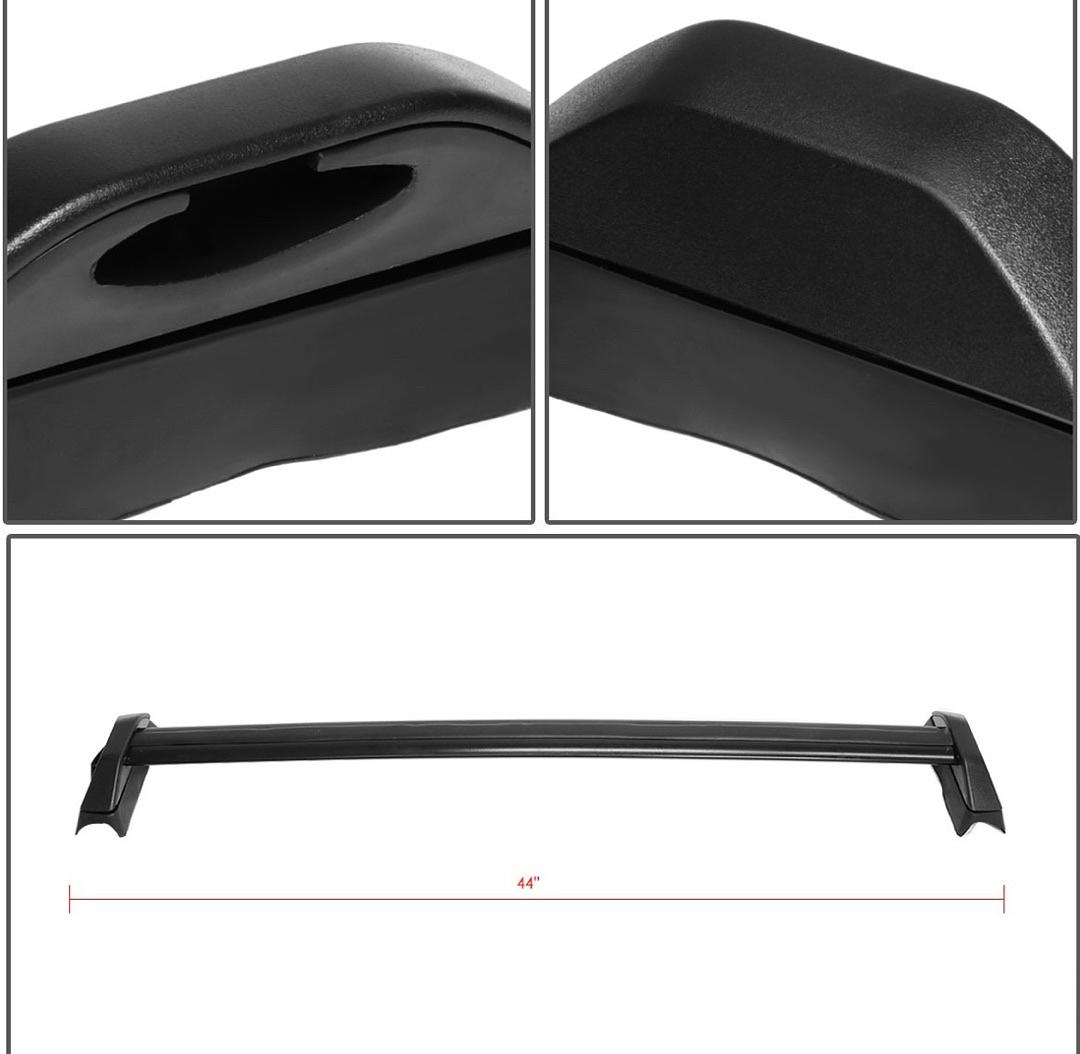 Aluminum Top Rail Roof Rack Cross Bar[02-06 Honda CRV],Black