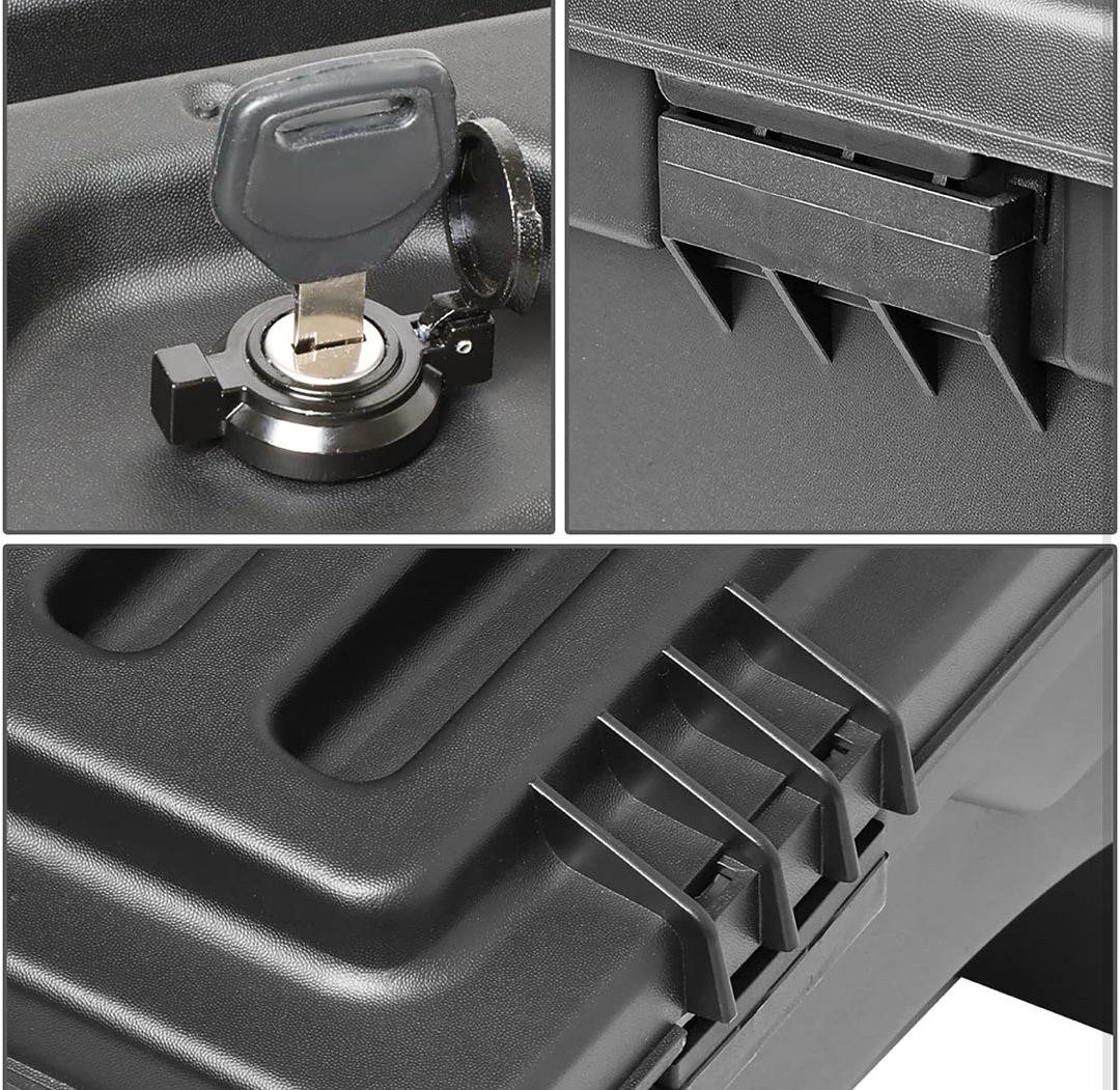 DNA Motoring ZTL-Y-0198 ‚ÄãTruck Bed Storage Tool Box Wheel Well Case Compatible With 15-19 Colorado/Canyon Driver Side with Key & Mounting Hardware