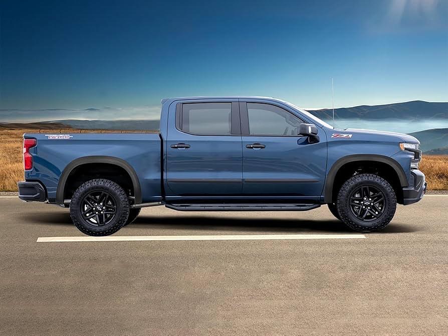 19-23 Chevy Silverado 1500 Matte Black Fender Flares