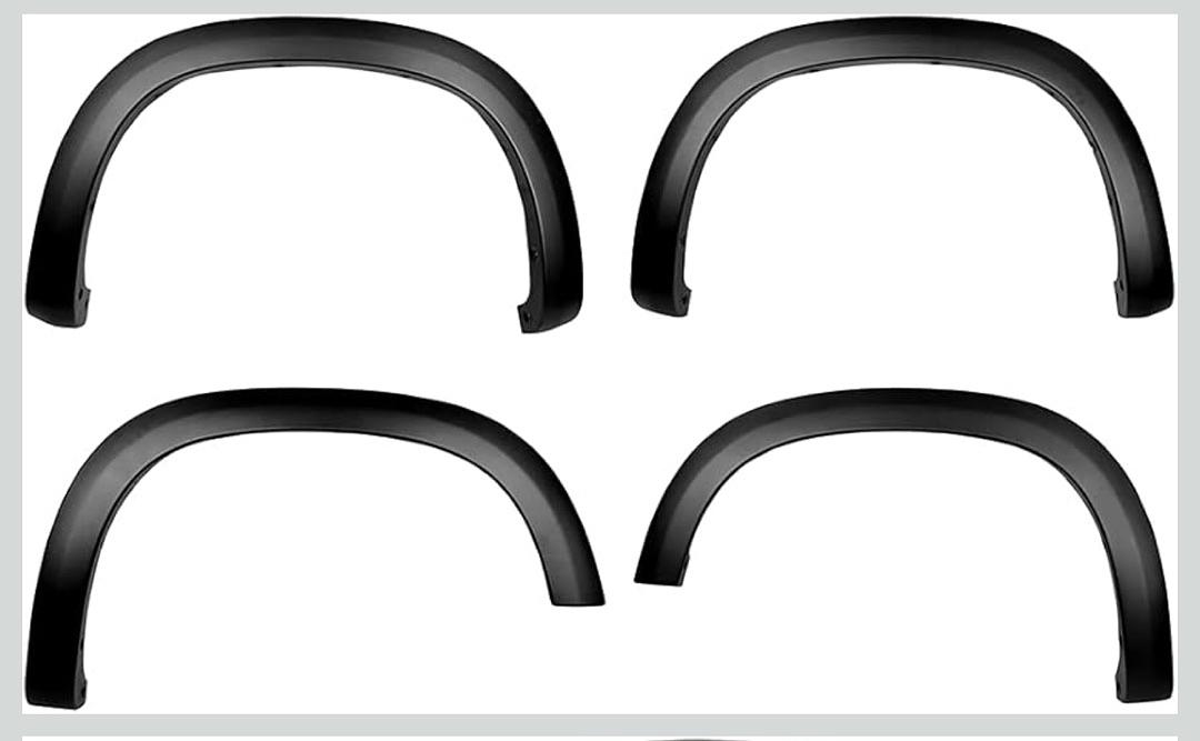 19-23 Chevy Silverado 1500 Matte Black Fender Flares