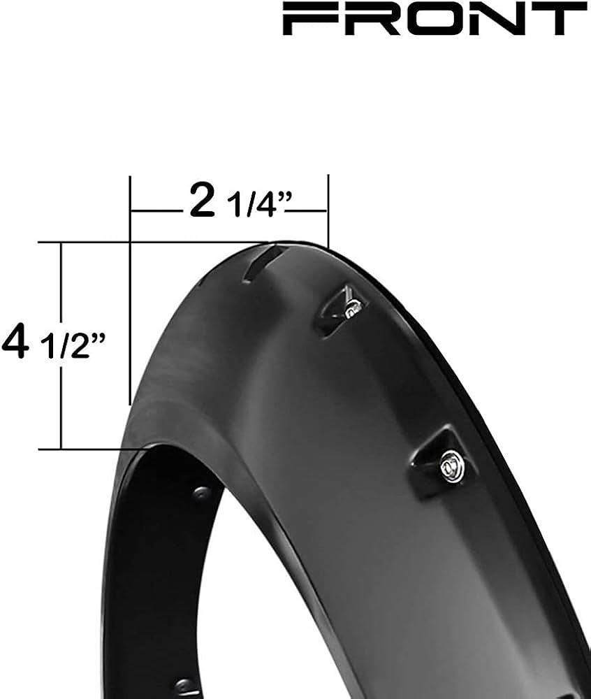 99-06 Chevy Silverado 1500 Pocket Rivited Matte Black Fender Flares