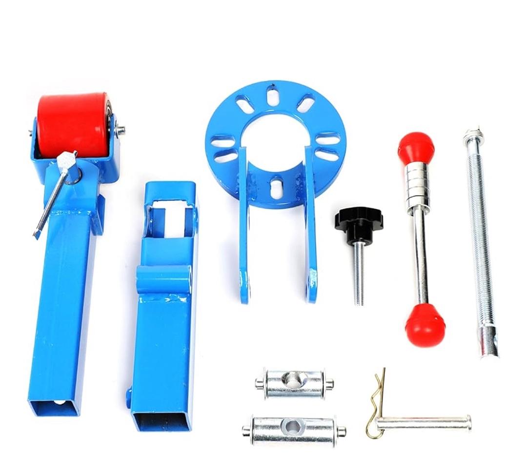 Fender Roller Reforming Extending Tool Adjustable Heavy Duty Wheel Arch Roller Flaring Former, 14" to 22 3/4" Blue