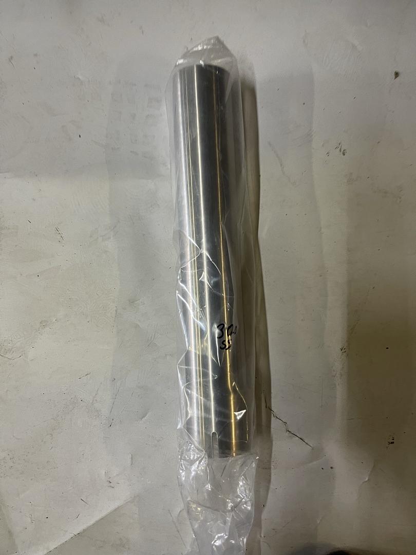 18 Inch Straight Tube DIY Stainless Steel Exhaust Tubing,3" OD,Universal Fit,Polished Finish