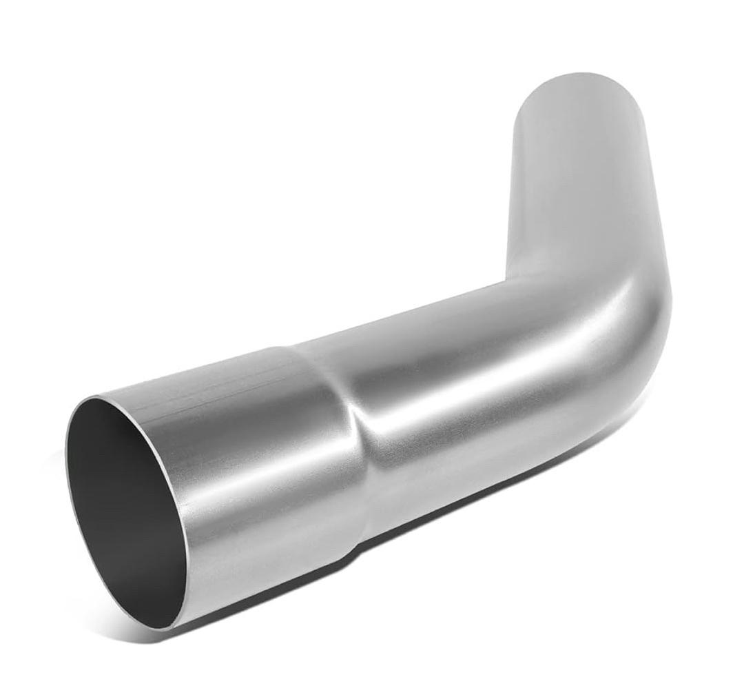 45 Degree DIY Custom Mandrel Exhaust Tubing, 3" OD, Mild Steel,Universal Fit