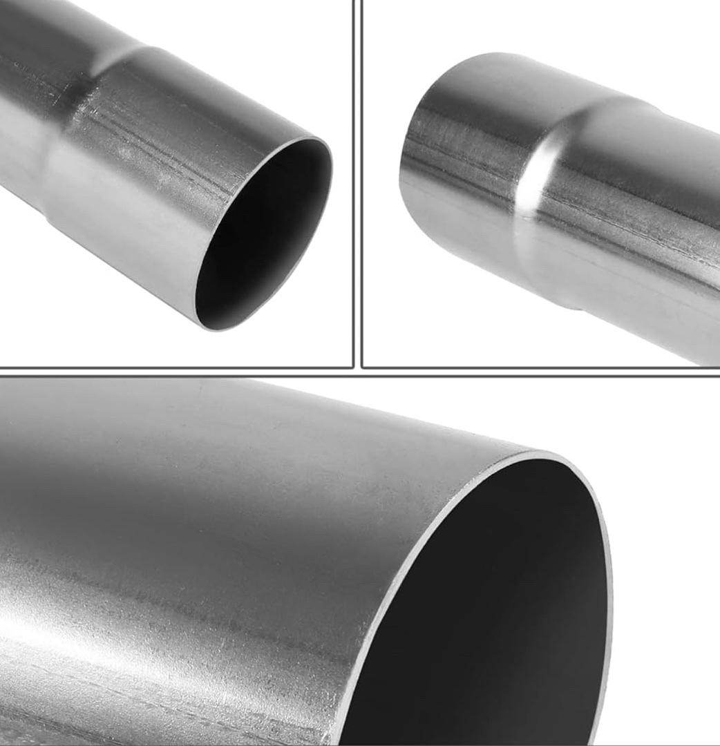 45 Degree DIY Custom Mandrel Exhaust Tubing, 3" OD, Mild Steel,Universal Fit