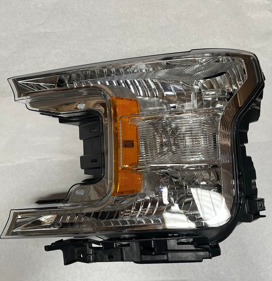 Chrome Housing Factory Style Headlight Lamp Left Side Replacement For 18-20 F150