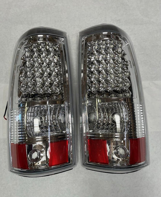 03-06 Chevrolet Silverado /Gmc Sierra Led Chrome Headlights