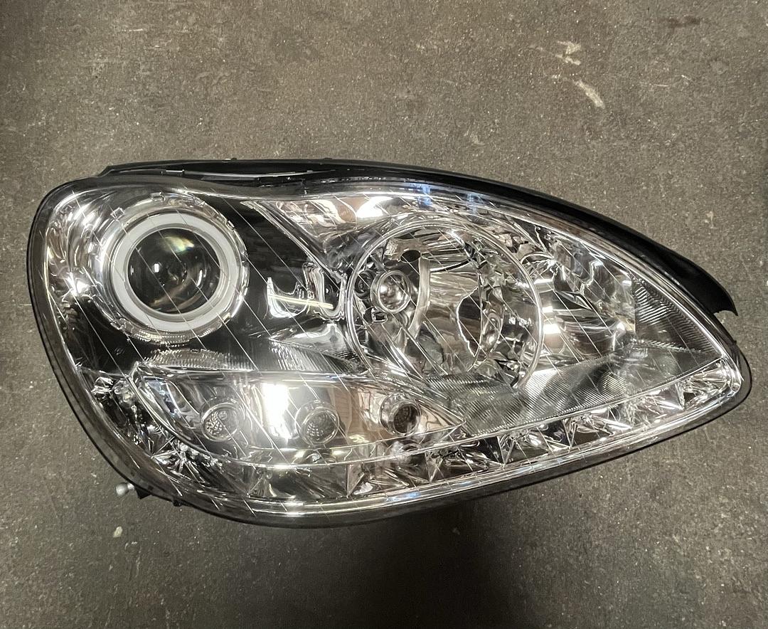 LED DRL Halo Projector Headlight Right Side 00-06 Mercedes Benz S430 S500 S600