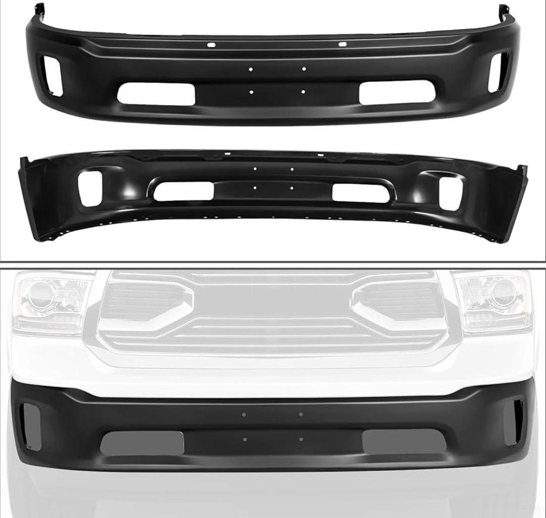 14-18 Ram 1500 19-23 Ram 1500 Classic w/o Parking Sensor Holes W/Fog Light Cutouts