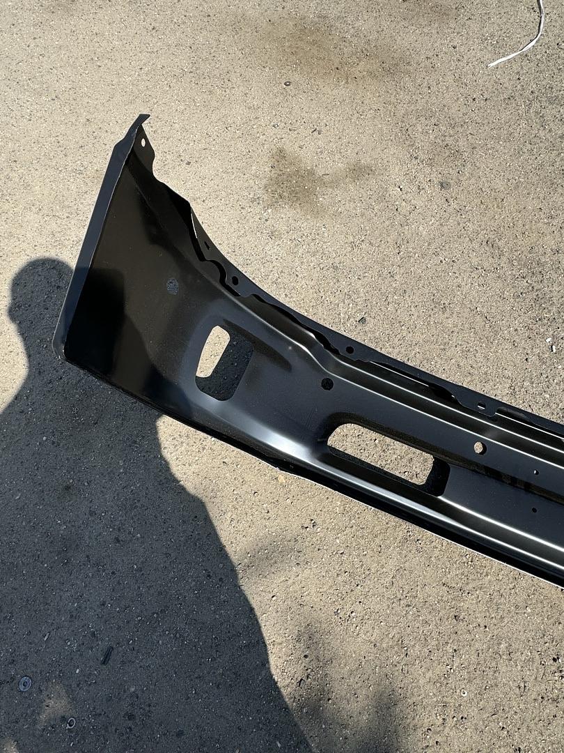 14-18 Ram 1500 19-23 Ram 1500 Classic with Parking Sensor Holes & Fog Light Cutouts Black Bumper