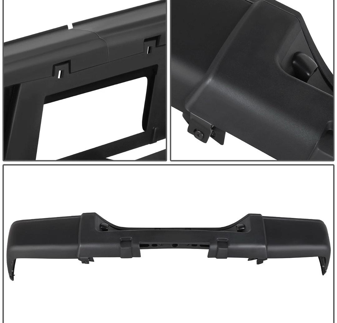 For 07-13 Chevy Silverado GMC Sierra 1500 Steel Rear Step Bumper w/o Sensor Hole
