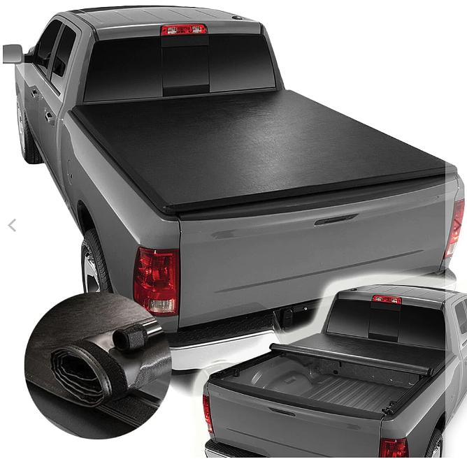 04-15 Nissan Titan Truck Bed Soft Roll-Up Tonneau Cover Complete Set 6.7FT 77‚Äù L 69‚ÄùW