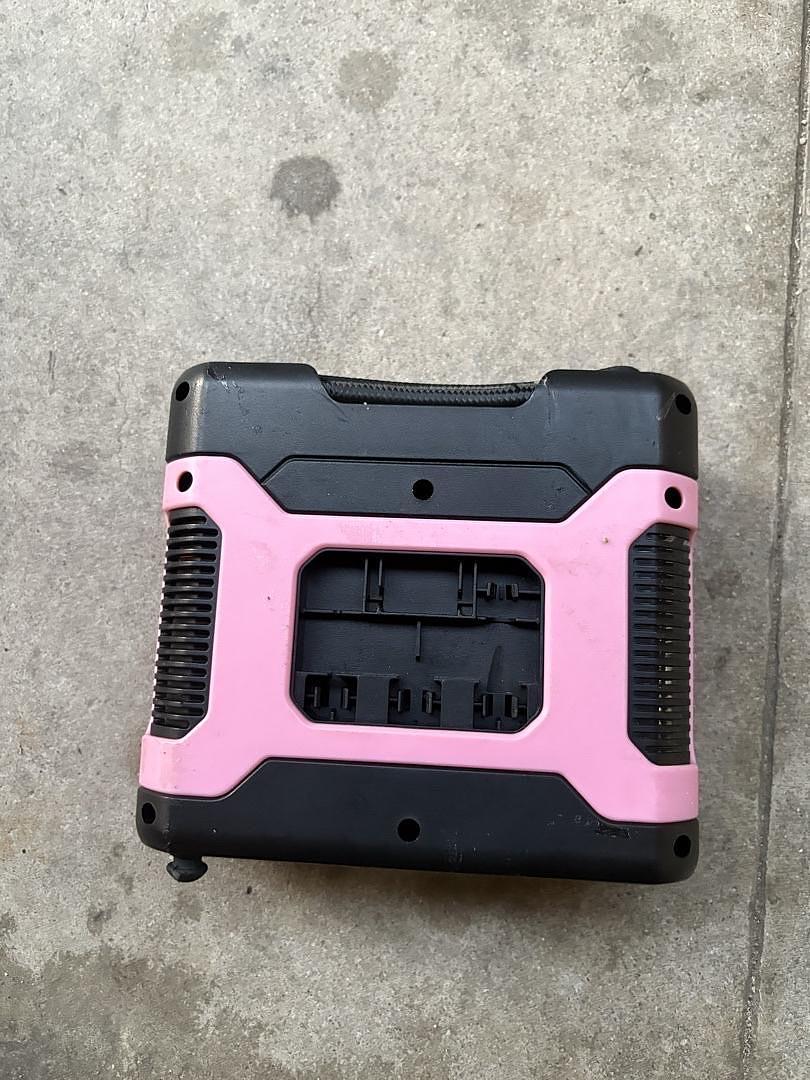 Pink 12V DC Digital Tire Inflator Portable Air Compressor with Pressure Gauge for Cars, Bicycles, Motorcycles,Balls
