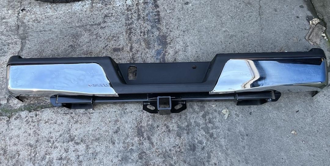 2015 to 2020 Ford F150 Chrome Back Bumper Defensa Cromada Tracera Parking Sensors