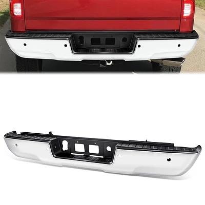 Rear Step Bumper w/ Parking Sensor Holes 14-18 Chevy Silverado / GMC Sierra 1500